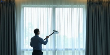 Commercial curtain stain removal service syndal-vic hotels offices restaurants